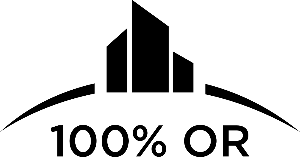 100% or